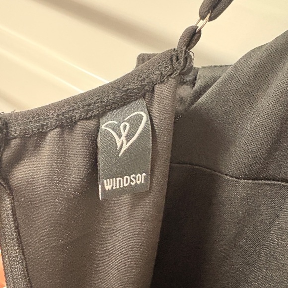 Windsor Women’s Black Prom Cocktail One Shoulder Strap Dress Size small - Picture 6 of 7